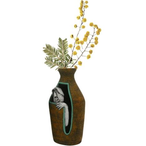 Vase à fleurs décoratif,Design de vase rétro innovant - Décoration de fête de pendaison de crémaillère de mariage de Table de salon, vase de décor à la maison moderne pour des cadeaux uniques