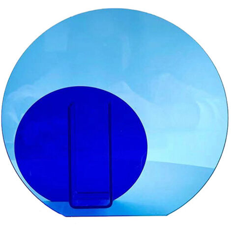Vase Acrylic Bleu Moderne Décoratif: 19x20.5x4cm pour Fleurs Séchées, Succulentes et Arrangements Floraux