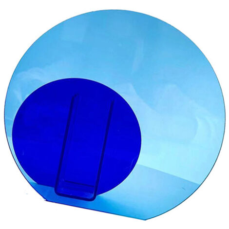 Vase Acrylique Moderne - Vase Géométrique Neon avec Design Circulaire Majeur/Mineur pour Décor d'Intérieur, Facile à Nettoyer, Acrylique Haut de Gamme (1 Vase)