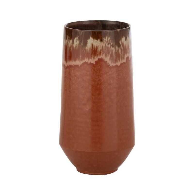 Lana Deco - Vase en céramique rouge 22x22x51 cm