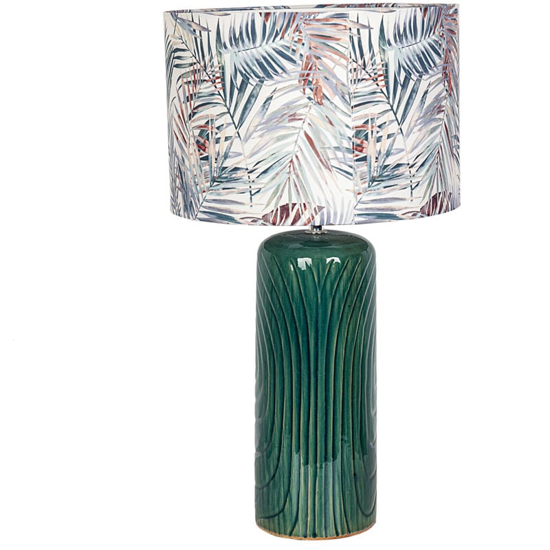 Lampe Céramique Beige C/Pant E27