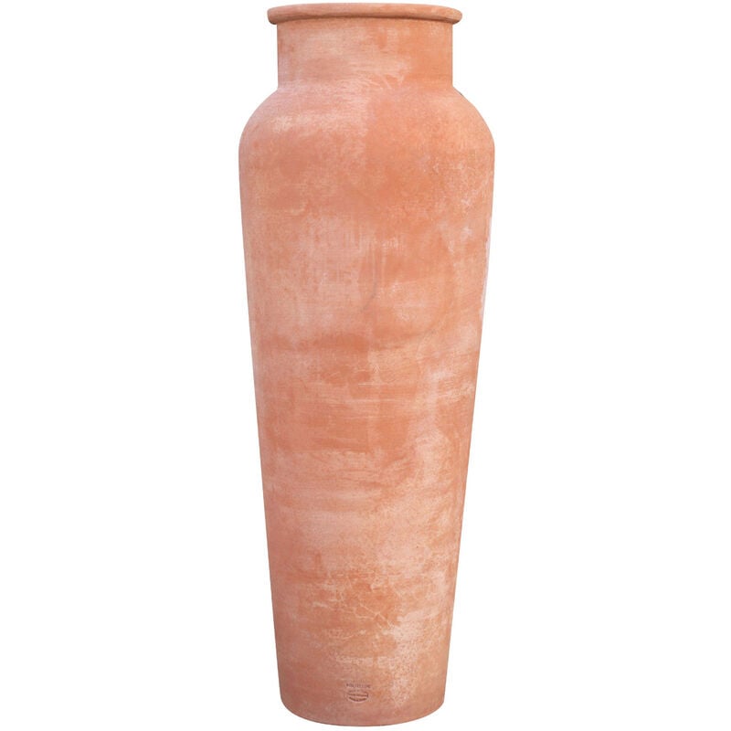 Biscottini - Vase amphore en terre cuite 100% Made in Italy entièrement fait à la main Vase d'extérieur