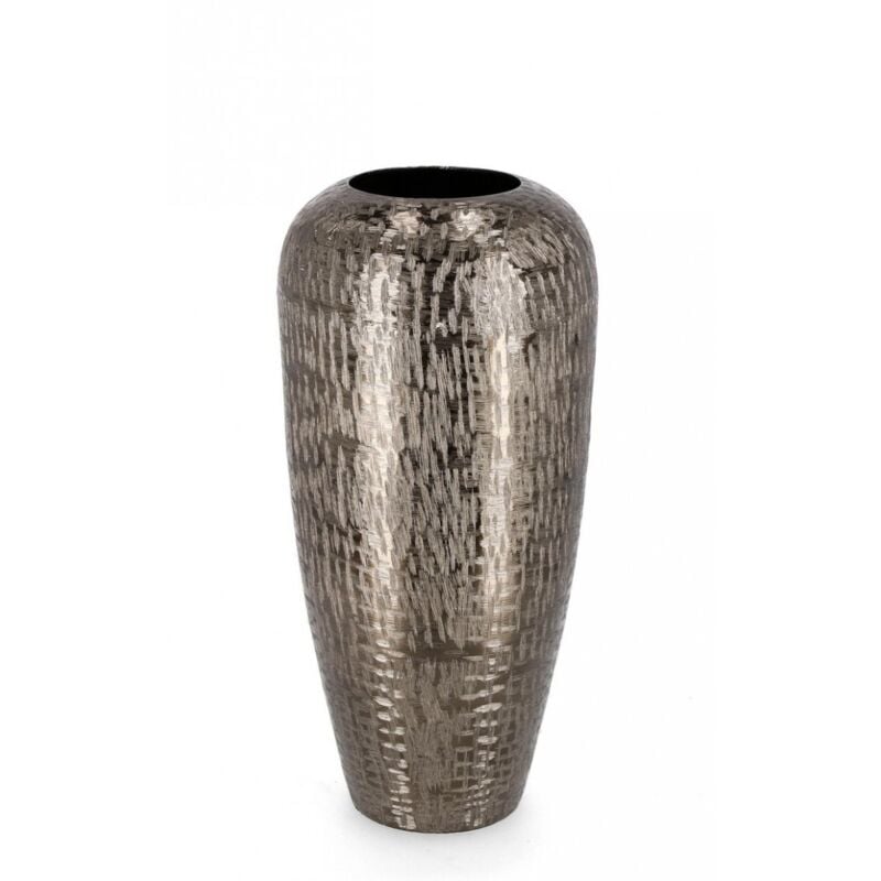 Vase anthracite D.19x39,5h en métal