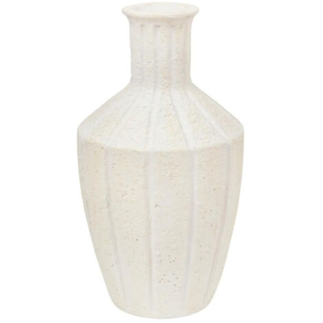 Vase Antique en Magnésie "Nolwi" 48cm Blanc