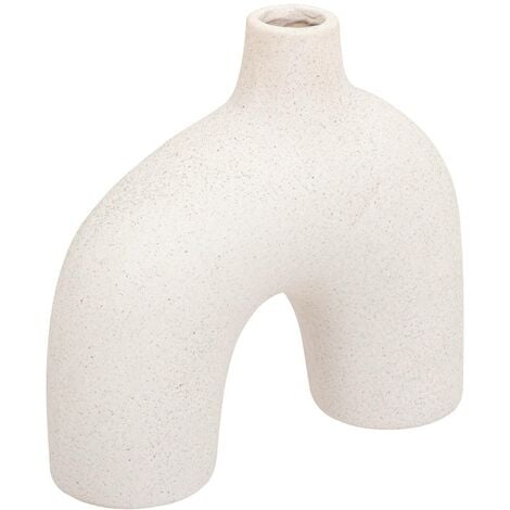 Vase arc Asy H18cm blanc - Atmosphera créateur d'intérieur