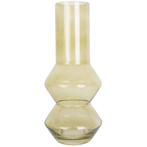 Vase aus grünem Glas, BLUSH, Ø 13 cm