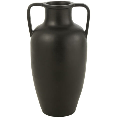 Vase avec Anses "Amphore" 66cm Noir