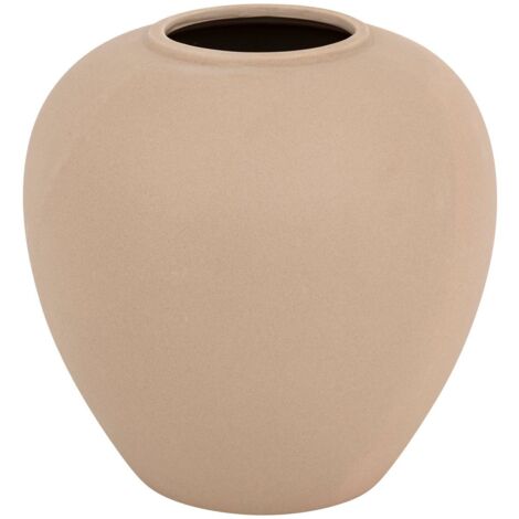 Vase boule en céramique mat Rose antique H 22 cm - Atmosphera