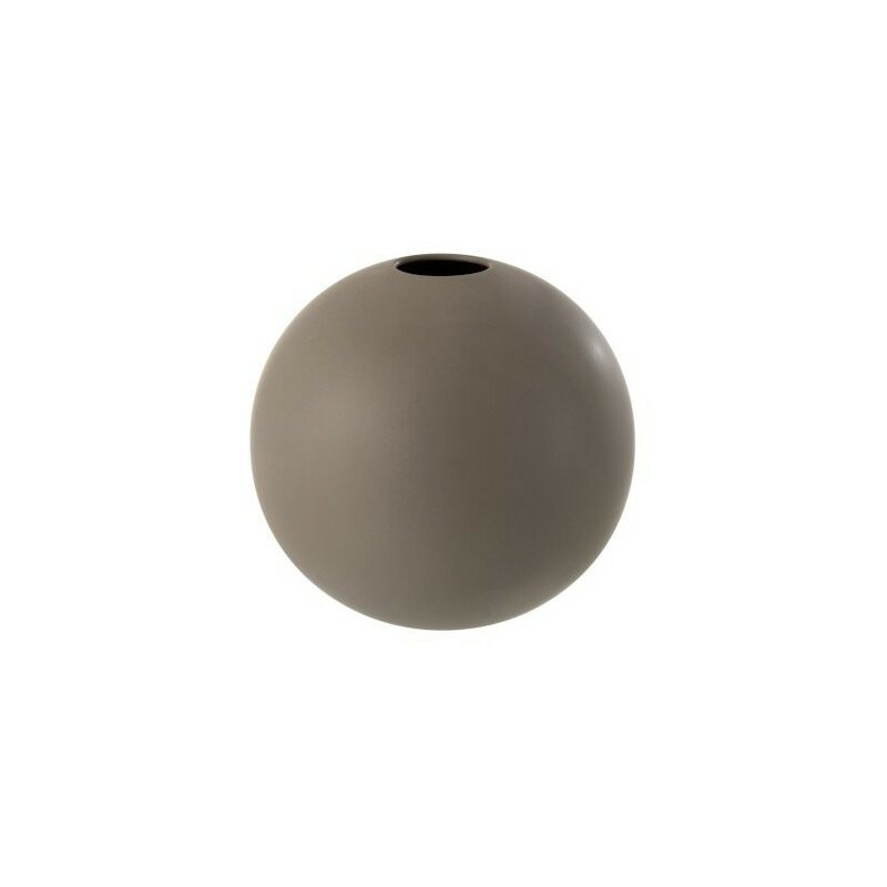 Jolipa - Vase boule en Pierre gris 25x25x22.5 cm