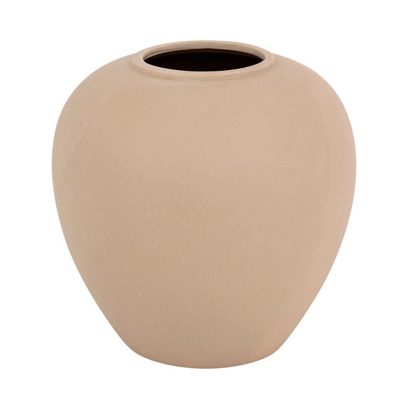 Vase Boule en Dolomite 'Rily' 22cm Nude