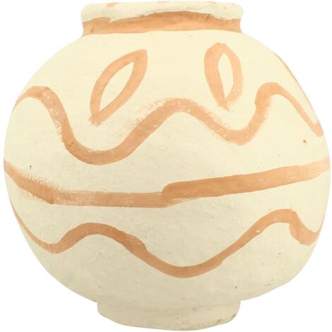 Vase boule en papier maché