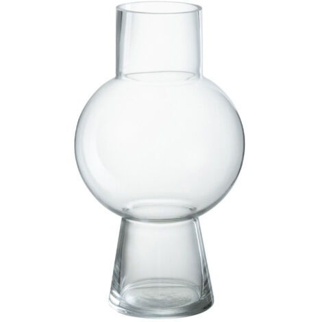 Vase Boule en Verre "Pinky Perfect" 31cm Transparent
