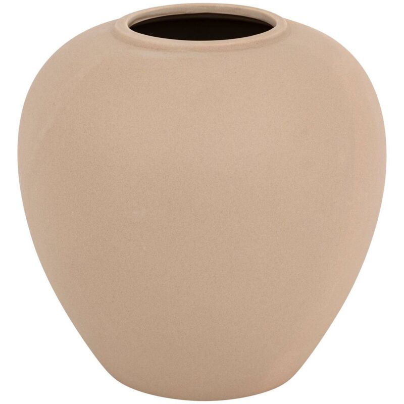 Vase boule Rily céramique rose clair H22cm - Atmosphera créateur d'intérieur