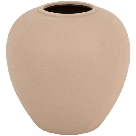 Vase boule Rily céramique noir H22cm - Atmosphera créateur d'intérieur