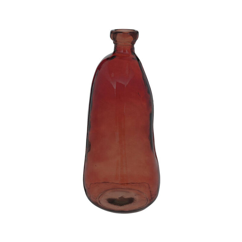 Vase Bouteille en Verre 'Uly' 51cm Ambre