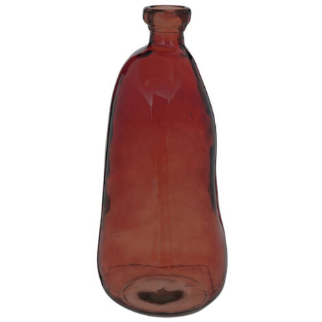 Vase Bouteille en Verre "Uly" 51cm Ambre