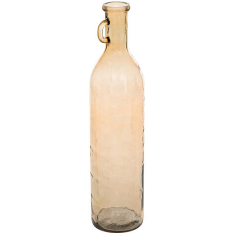 Vase Bouteille en Verre "Yana" 75cm Rose Clair