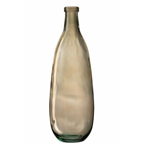 vase bouteille verre mar cl s Vase Haut Vase Haut 25x75 - Marron