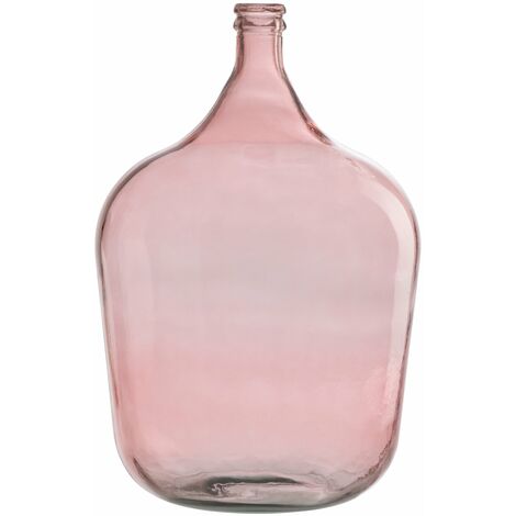 Vase bouteille verre terra h. 56 cm - Rose