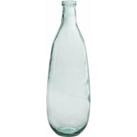 Vase bouteille verre transparent h. 75 cm - Transparent