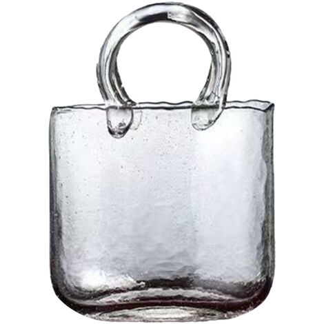 Vase Bulle Transparent en Verre pour Fleurs et Plantes Aquatiques - Décoration Écologique pour la Maison - 1 Pièce