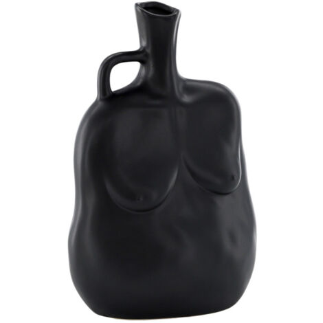 Vase Buste en Céramique "Conta" 25cm Noir