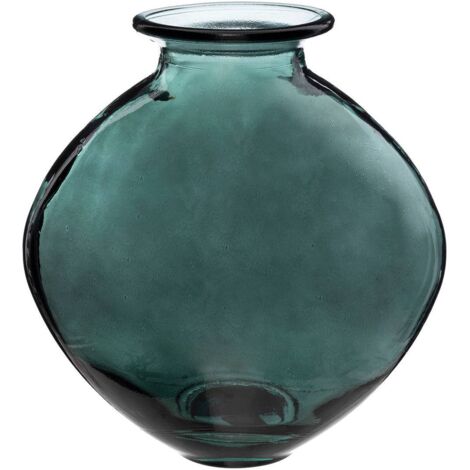 Vase Candy - recyceltes Glas - grün - H26 cm