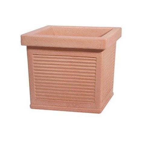 Vase carré Lombardie  50 cm - Terre cuite