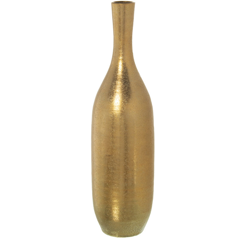 Vase Céramique 60 Cm Doré °18X60 Cm