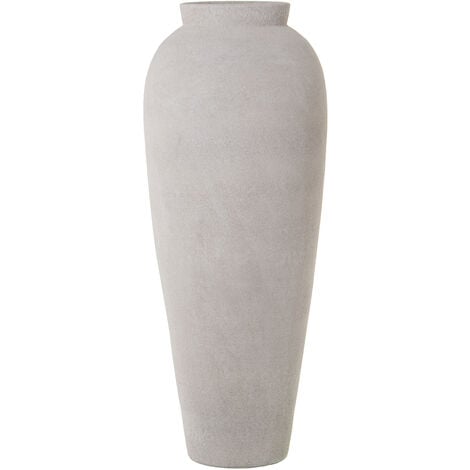 FIJALO VASE CÉRAMIQUE 80CM BLANC SABLE °30X80CMpour tous les styles pour ajouter une touche à la maison