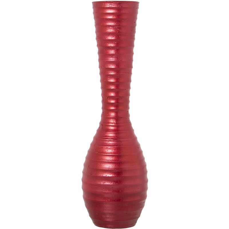 Vase Céramique 80 Cm Rouge °24X80 Cm
