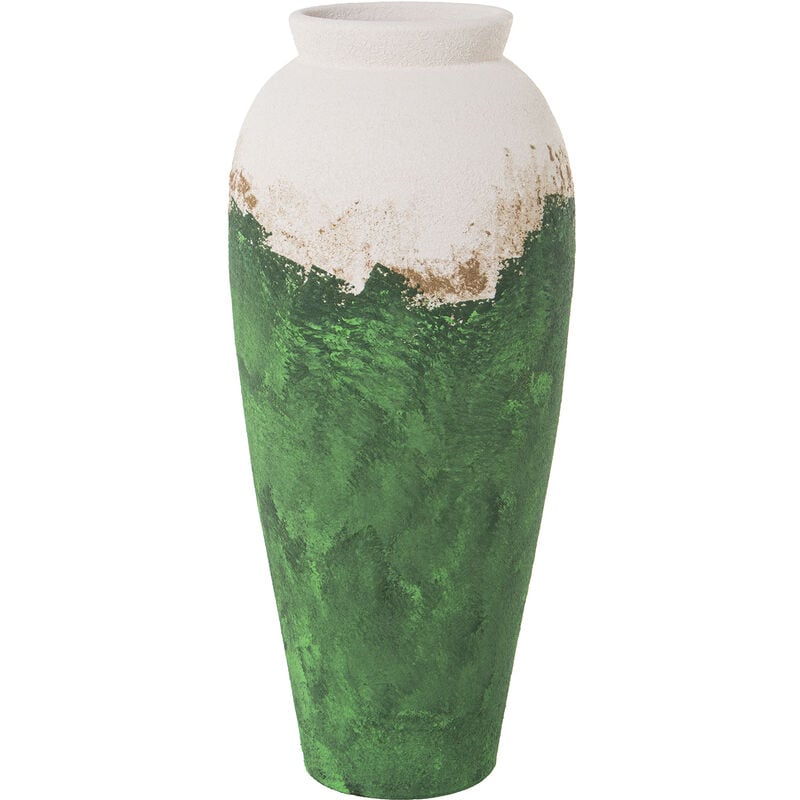 Fijalo - Vase Céramique 80 Cm Vert/Or/Blanc °32X80 Cm