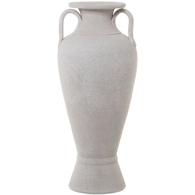 Fijalo - Vase Céramique Avec Anses 60 Cm Blanc Sable °27X60 Cm