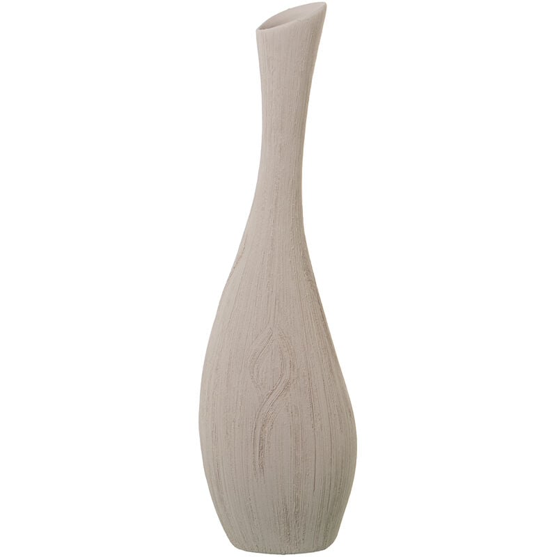 Vase Céramique 60 Cm Rayé Brut °17X60 Cm
