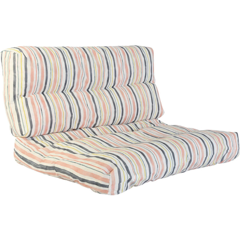Coussin De Sol Set 2 Coton 120X80X16 Lignes