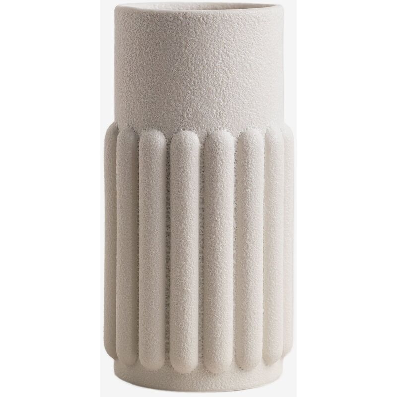 Vase Céramique Sabine Sklum Blanc Cassé