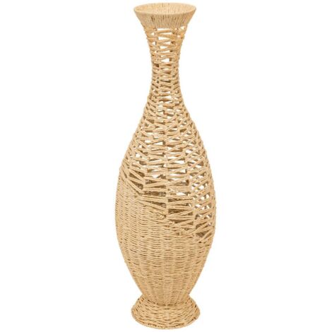 Vase Clay Pflanzenfaser beige H90cm - Atmosphera créateur d'intérieur
