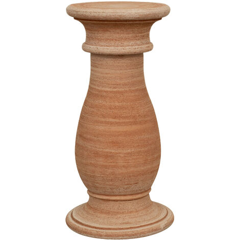 Vase colonne en terre cuite 100% Made in Italy entièrement fait à la main