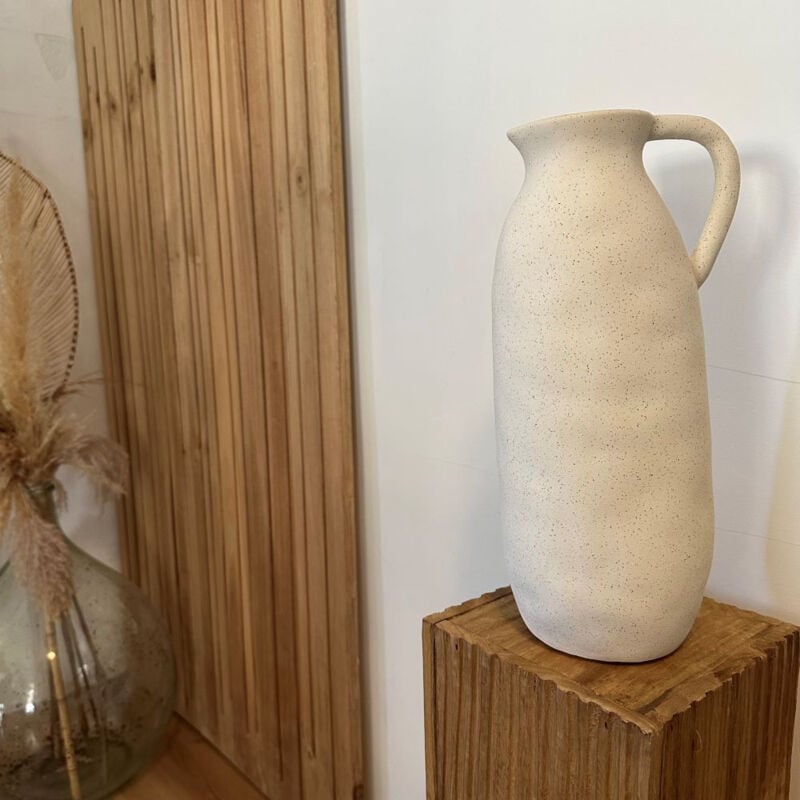 Jolipa - Vase ou pichet en céramique Beige