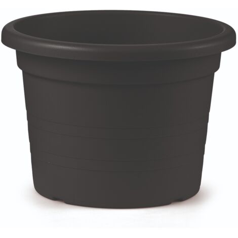 VASE CYLINDRE D.35CM ANTHRACITE