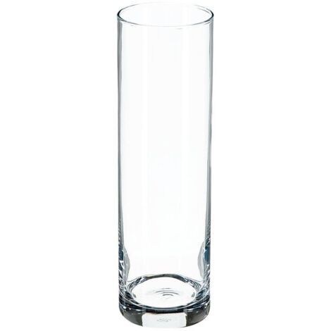 Vase cylindre en verre Flora H26cm - Atmosphera, créateur d'intérieur, design moderne et élégant