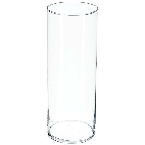 Vase cylindre verre H40cm - Atmosphera créateur d'intérieur - Transparent