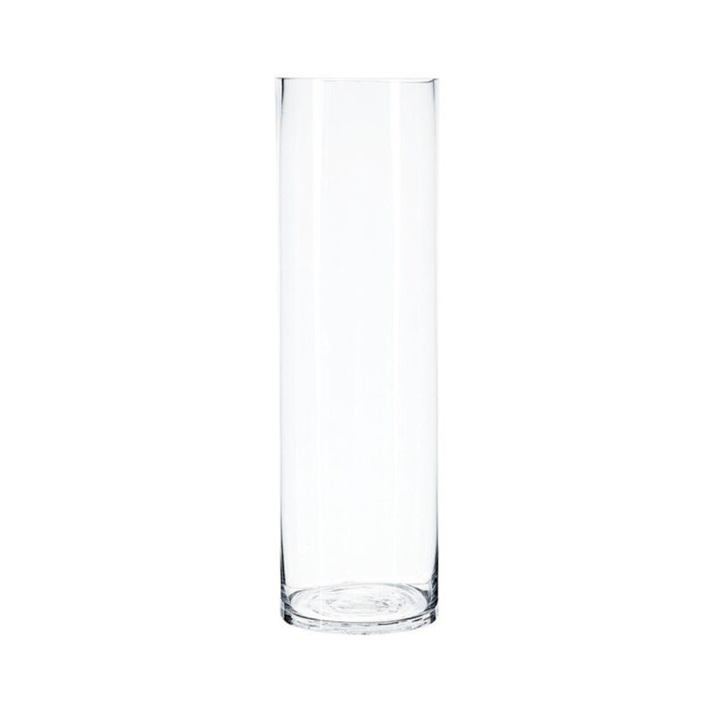 Vase Cylindrique 50cm Transparent