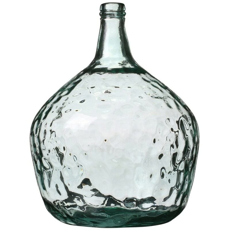 Vase dame Jeanne 16L verre recyclé D29 H42