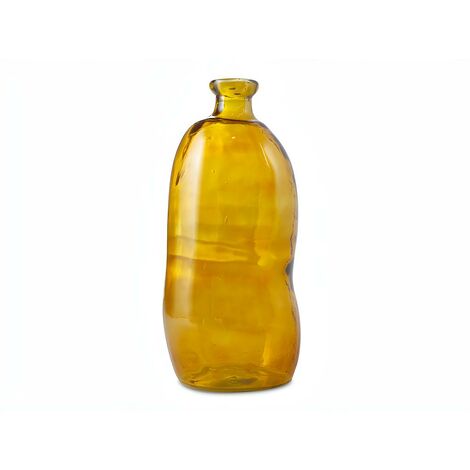 Vase Dame-Jeanne en verre recyclé VISMA H. 73 cm - Orangé - Orange