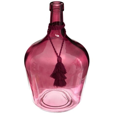 Dame Jeanne en verre recyclé Drop, haut. 56 cm