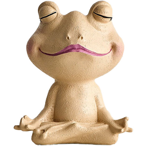 Vase de jardin Frog Pot Artisanat Jardinière succulent Ceramique Khaki Décor