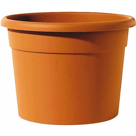 Vase de résine de jardin ronde pour les fleurs et les plantes Diana Telcom Ø60xH45 cm.