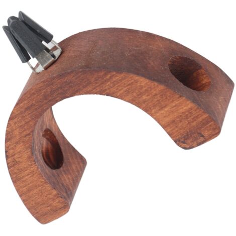 Vase de Voiture pour Console Centrale - Pot en Bois et Verre pour Fleurs Aromathérapie (9.5 x 8.5 x 3cm) - Lot de 2 Vases Clip Vent