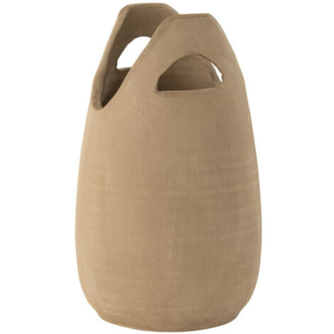 Vase Déco avec Anses "Pure Nature" 40cm Beige